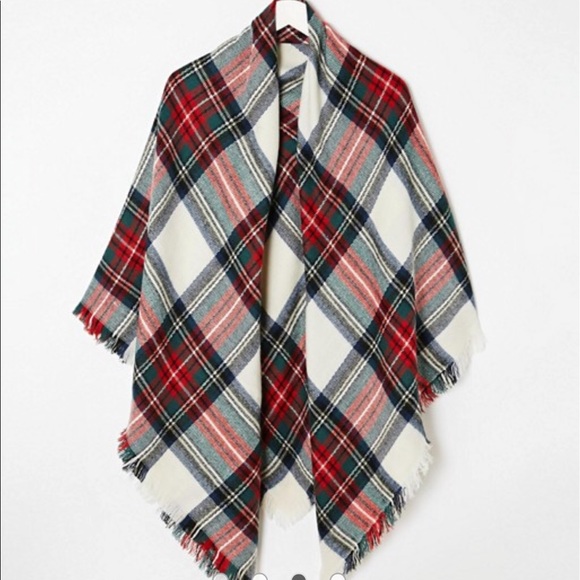 ASOS Accessories - ASOS Oversized Blanket Scarf in Check Print